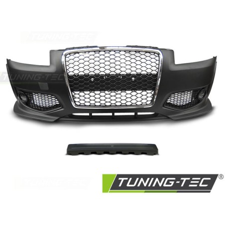 Pare-chocs avant sport chrome noir compatible AUDI A3 06.05-04.08 Pare-chocs avant sport chrome noir compatible AUDI A3 06.05-04.08