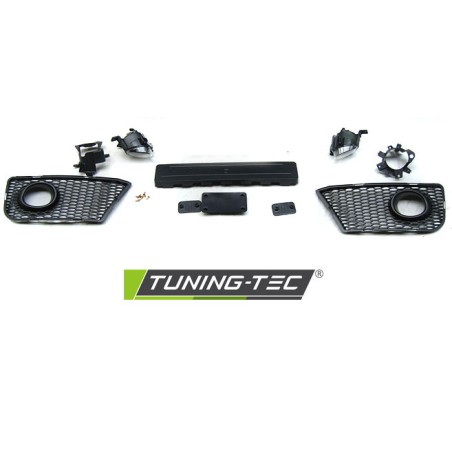 Pare-chocs avant sport chrome noir compatible AUDI A3 08-12 Pare-chocs avant sport chrome noir compatible AUDI A3 08-12