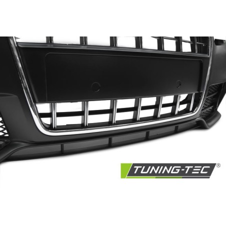 Pare-chocs avant sport chrome noir compatible AUDI A4 04-08 Pare-chocs avant sport chrome noir compatible AUDI A4 04-08