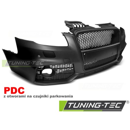 Pare-chocs avant sport noir PDC pour AUDI A4 04-08 Pare-chocs avant sport noir PDC pour AUDI A4 04-08
