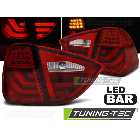 Feux arrière LED BAR rouges compatibles BMW E91 05-08