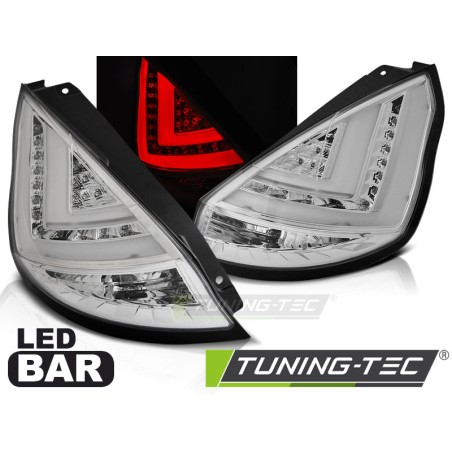 FORD FIESTA MK7 08-12 HB LED BAR CHROME