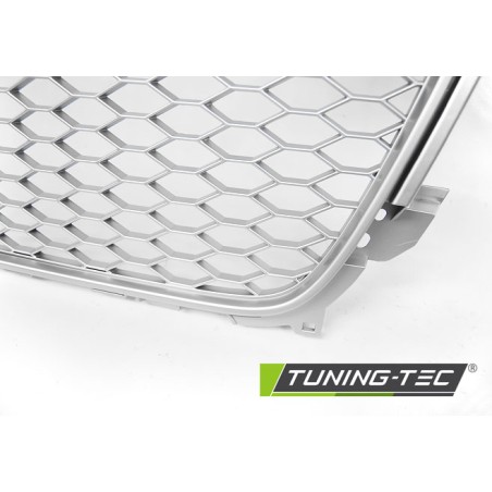 Grille Sport Argent pour AUDI A4 (B8) 11.11-15