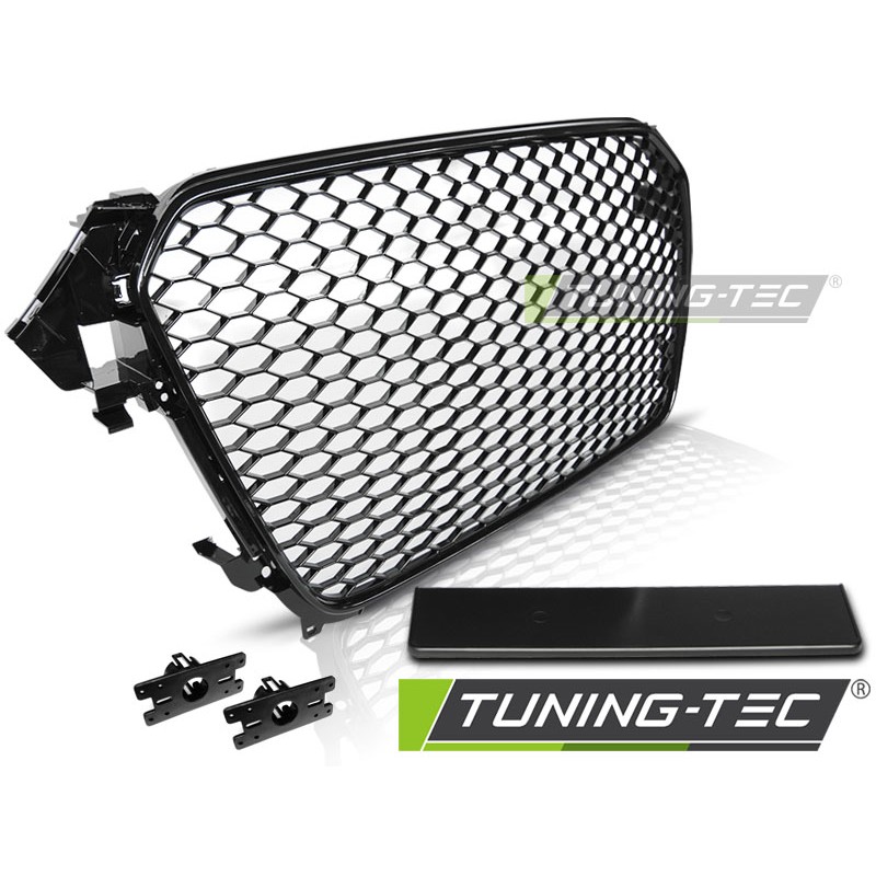 Grille Sport Noir Brillant pour AUDI A4 (B8) 11.11-15 Grille Sport Noir Brillant pour AUDI A4 (B8) 11.11-15