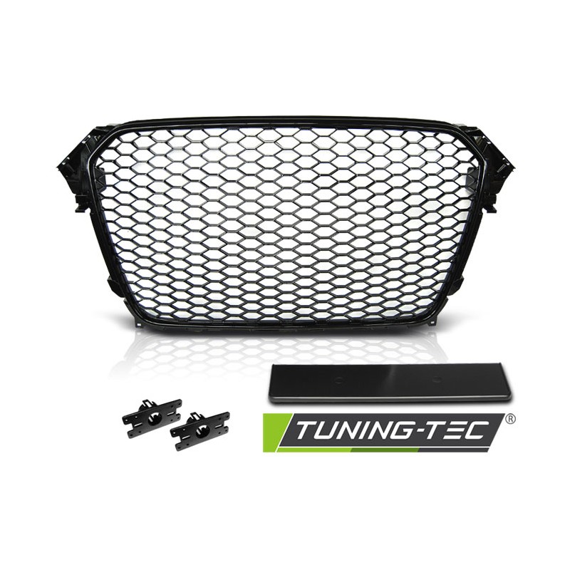 Grille Sport Noir Brillant pour AUDI A4 (B8) 11.11-15 Grille Sport Noir Brillant pour AUDI A4 (B8) 11.11-15