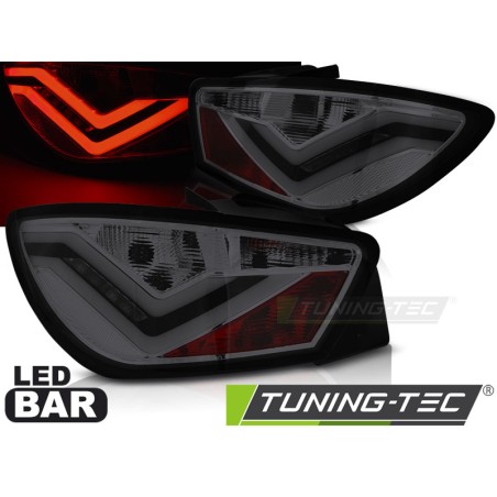 Feux arrière LED BAR fumés pour SEAT IBIZA 6J 3D 06.08-12