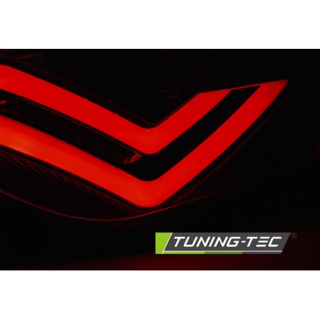 Feux arrière LED BAR rouge fumé pour SEAT IBIZA 6J 3D 06.08-12