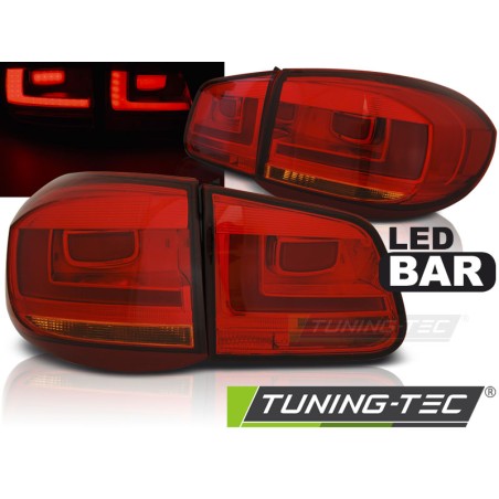 Feux arrière LED BAR rouge pour VW TIGUAN 07-07.11 LED BAR rouge