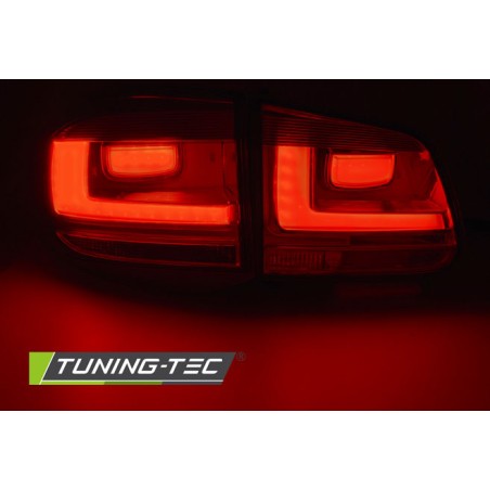 Feux arrière LED BAR rouge pour VW TIGUAN 07-07.11 LED BAR rouge