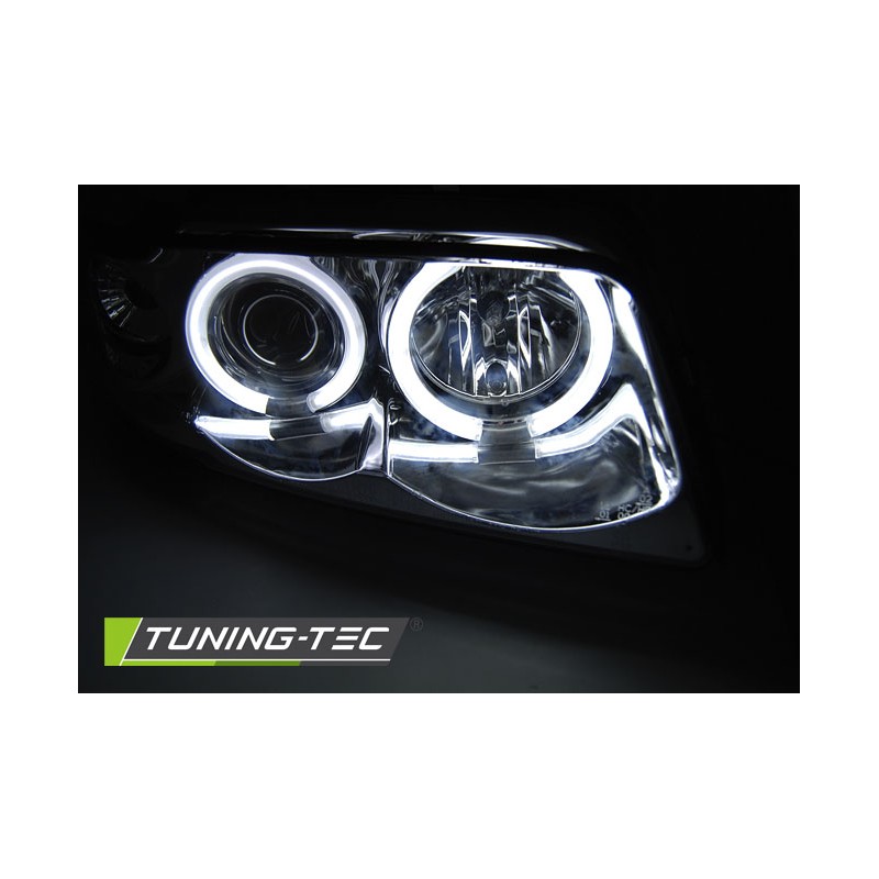 Phares ANGEL EYES CCFL Chrome pour AUDI A4 11.94-12.98 Phares ANGEL EYES CCFL Chrome pour AUDI A4 11.94-12.98