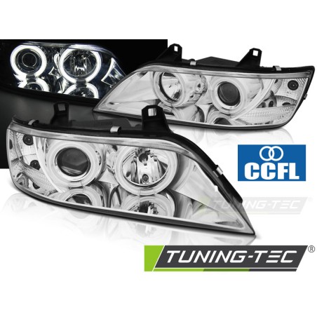 Phares Angel Eyes CCFL Chrome pour BMW Z3 01.96-02