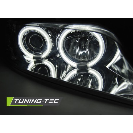 Phares Angel Eyes CCFL Chrome pour BMW Z3 01.96-02