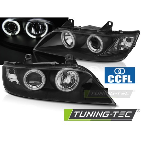 Phares Angel Eyes CCFL Noir pour BMW Z3 01.96-02