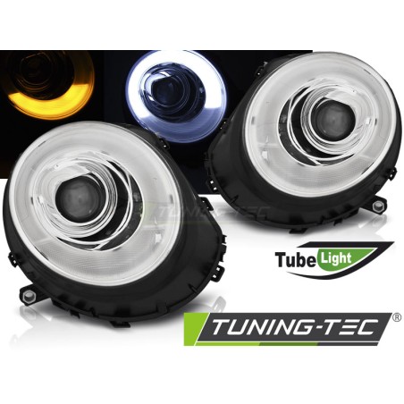 PHARES TUBE LIGHT CHROME pour BMW MINI (COOPER) 06-14 PHARES TUBE LIGHT CHROME pour BMW MINI (COOPER) 06-14
