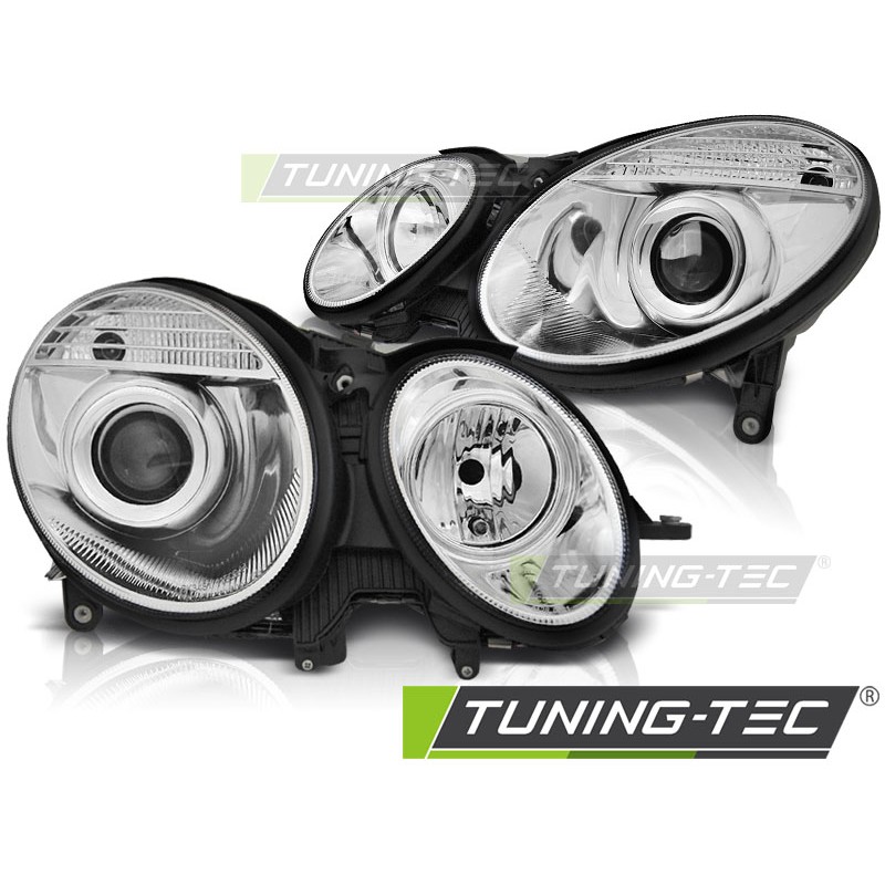 Phares chromés pour MERCEDES W211 E-KLASA 05.06-09 Phares chromés pour MERCEDES W211 E-KLASA 05.06-09