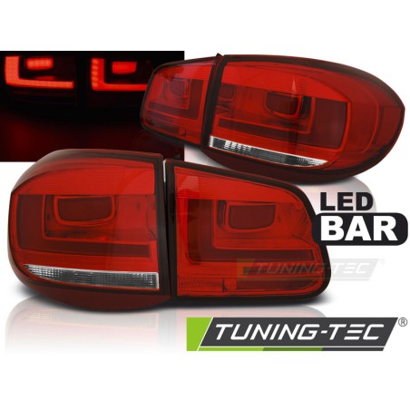 Feux arrière LED BAR rouge blanc pour VW Tiguan 07-07.11