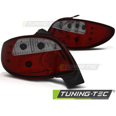 PEUGEOT 206 10.98- FUMÉ ROUGE PEUGEOT 206 10.98- FUMÉ ROUGE