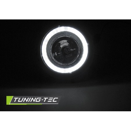 Feux de brouillard ANGEL EYES LED DRL pour BMW MINI COOPER R55, R56, R57