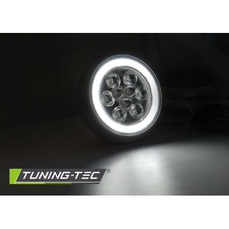 Feux antibrouillard ANGEL EYES LED DRL universels pour BMW MINI COOPER