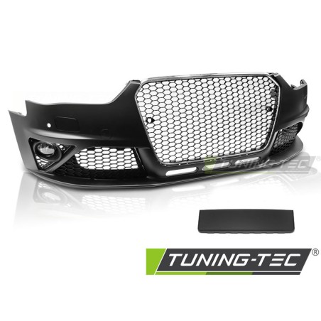 Pare-chocs avant sport chrome noir PDC compatible AUDI A4 B8 12-15 Pare-chocs avant sport chrome noir PDC compatible AUDI A4 B8 12-15