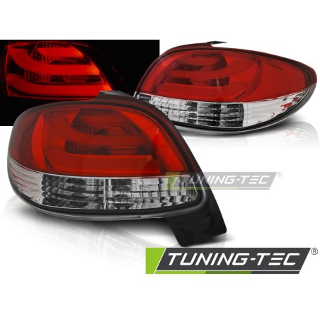 PEUGEOT 206 10.98- BARRE LED ROUGE BLANCHE