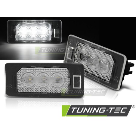 ÉCLAIRAGE LED 3x PLAQUE TRANSPARENT compatible BMW E90 / F30 / F32 / E39 / E60 / F10 / X3 / X5 / X6 ÉCLAIRAGE LED 3x PLAQUE TRANSPARENT compatible BMW E90 / F30 / F32 / E39 / E60 / F10 / X3 / X5 / X6