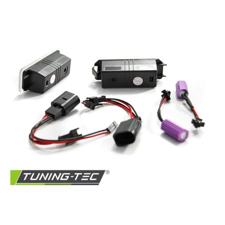 Lumières LED de plaque 3xLED compatibles avec VW Golf IV, V, VI, VII Passat B6, Passat CC, Scirocco Lumières LED de plaque 3xLED compatibles avec VW Golf IV, V, VI, VII Passat B6, Passat CC, Scirocco