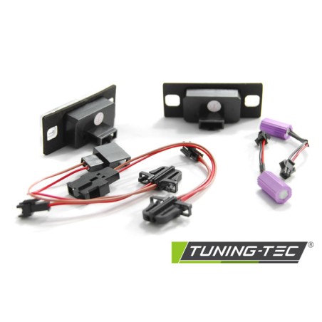 Feux de plaque LED 3xLED compatibles avec VW TIGUAN / TOUAREG / GOLF V VARIANT / PORSCHE CAYENNE avec Canbus Feux de plaque LED 3xLED compatibles avec VW TIGUAN / TOUAREG / GOLF V VARIANT / PORSCHE CAYENNE avec Canbus