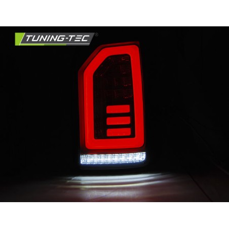 Feux arrière LED BAR fumé noir rouge pour VW T6 15-19 Feux arrière LED BAR fumé noir rouge pour VW T6 15-19