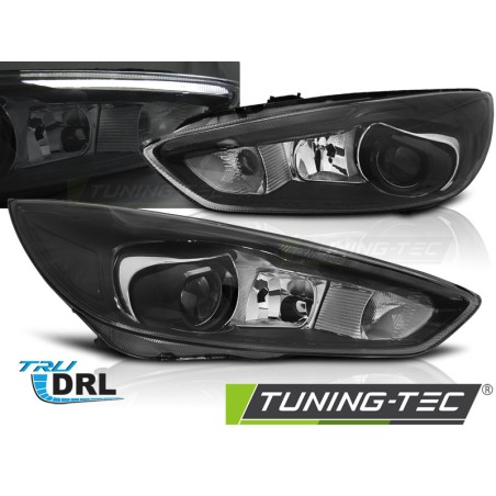 FORD FOCUS MK3 14-18 LED DRL NOIR (LED OEM) FORD FOCUS MK3 14-18 LED DRL NOIR (LED OEM)