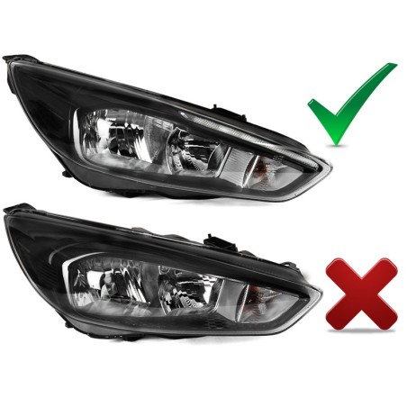 FORD FOCUS MK3 14-18 LED DRL NOIR (LED OEM) FORD FOCUS MK3 14-18 LED DRL NOIR (LED OEM)