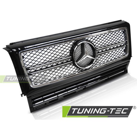 Grille sport noir chrome compatible Mercedes W463 90-12