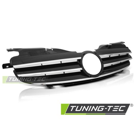 Grille sport noir chrome compatible Mercedes SLK R170 96-04