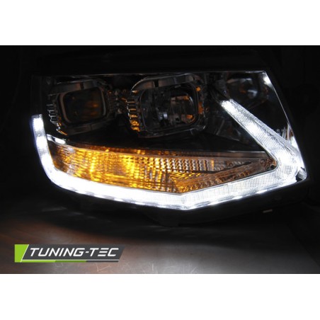 Phares avant TRUE DRL chrome pour VW T6 15-19 Phares avant TRUE DRL chrome pour VW T6 15-19