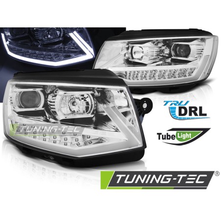 PHARES TUBE LIGHT DRL CHROME pour VW T6 15-19