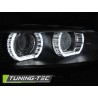 Phares Xénon Angel Eyes LED Noir AFS pour BMW E92/E93 06-10 Phares Xénon Angel Eyes LED Noir AFS pour BMW E92/E93 06-10