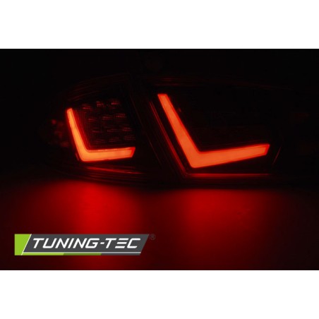 Feux arrière LED BAR rouge fumé pour SEAT LEON 03.09-12