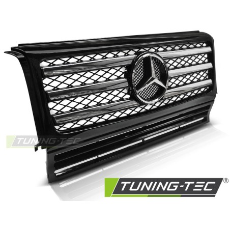 Grille sport noir chrome compatible Mercedes W463 90-12