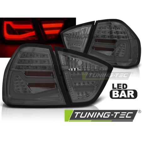 Feux arrière LED BAR fumés compatibles BMW E90 03.05-08.08