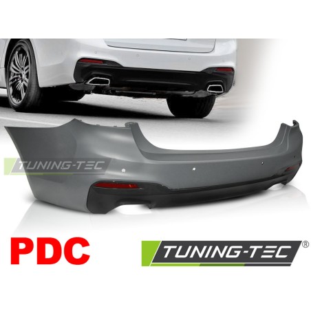 Pare-chocs arrière style sport PDC compatible BMW G30 17-20