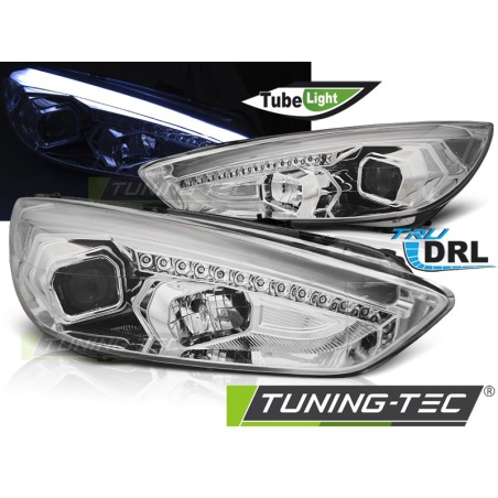 FORD FOCUS MK3 15-18 DRL LED CHROME