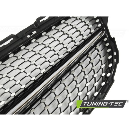 Grille Sport Noir Brillant Chrome compatible Mercedes W205 14-18