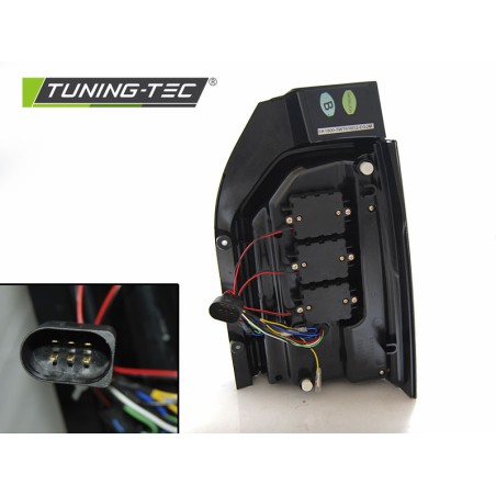 Feux arrière à LED séquentiels noirs pour VW T6 15-19 OEM LED