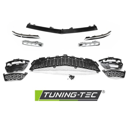 Pare-chocs avant sport PDC compatible avec MERCEDES W204 11-14 Pare-chocs avant sport PDC compatible avec MERCEDES W204 11-14