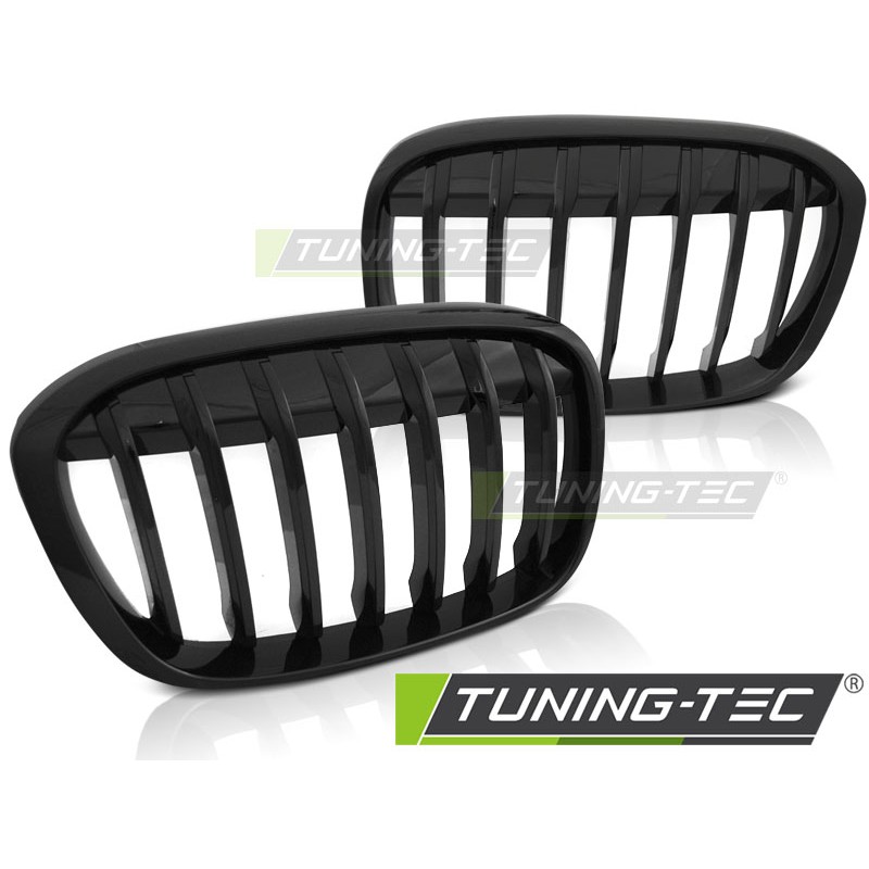 Grille noire brillante compatible BMW X1 F48 15- Grille noire brillante compatible BMW X1 F48 15-