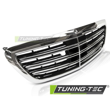 Grille Sport pour MERCEDES W222 13-18 avec Night View Grille Sport pour MERCEDES W222 13-18 avec Night View