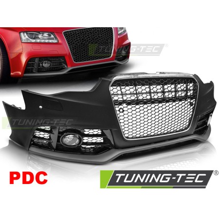 Pare-chocs avant sport chrome noir PDC compatible AUDI A5 11-16 Pare-chocs avant sport chrome noir PDC compatible AUDI A5 11-16