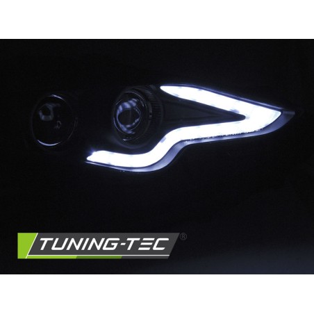 Projecteur LED Tube Noir pour LEXUS IS 13-16 Projecteur LED Tube Noir pour LEXUS IS 13-16