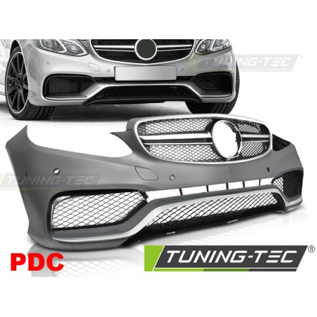 Pare-chocs avant sport PDC compatible avec MERCEDES W212 13-16 Pare-chocs avant sport PDC compatible avec MERCEDES W212 13-16