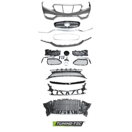 Pare-chocs avant sport PDC compatible avec MERCEDES W212 13-16 Pare-chocs avant sport PDC compatible avec MERCEDES W212 13-16